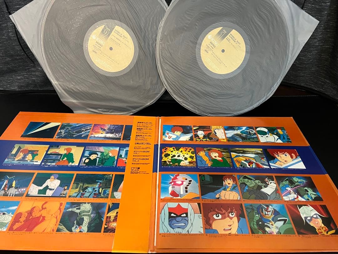 【美品】機動戦士ガンダム 劇場版 レコード5種 帯付き