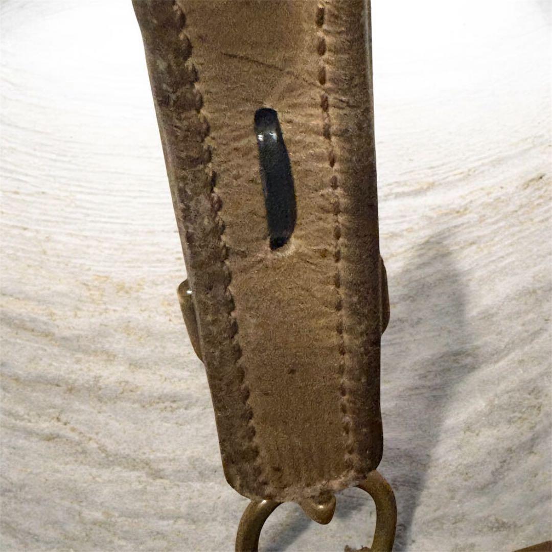 K*H様 HTCヴィンテージ レザーショルダーバッグ ブラウン 本革 フラップ式