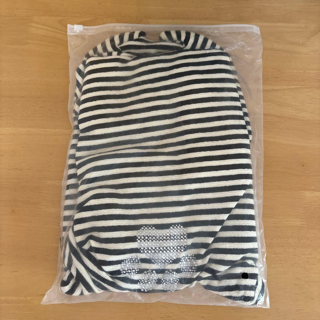 1jinnstudio ストライプ 猫 パーカー