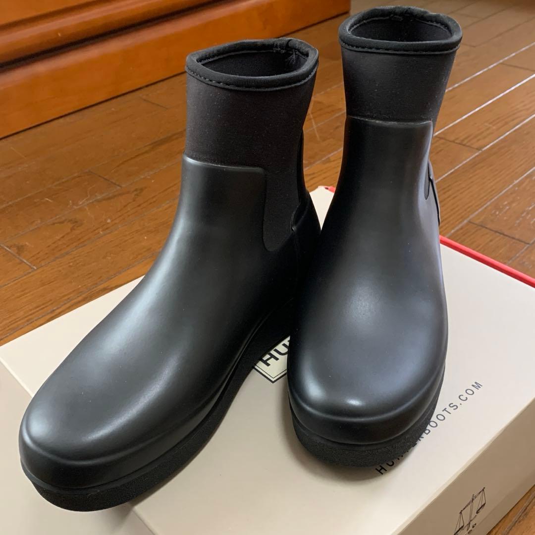 ハンター　ウーマンズコマンドチェルシーブーツ　ブラック24cm