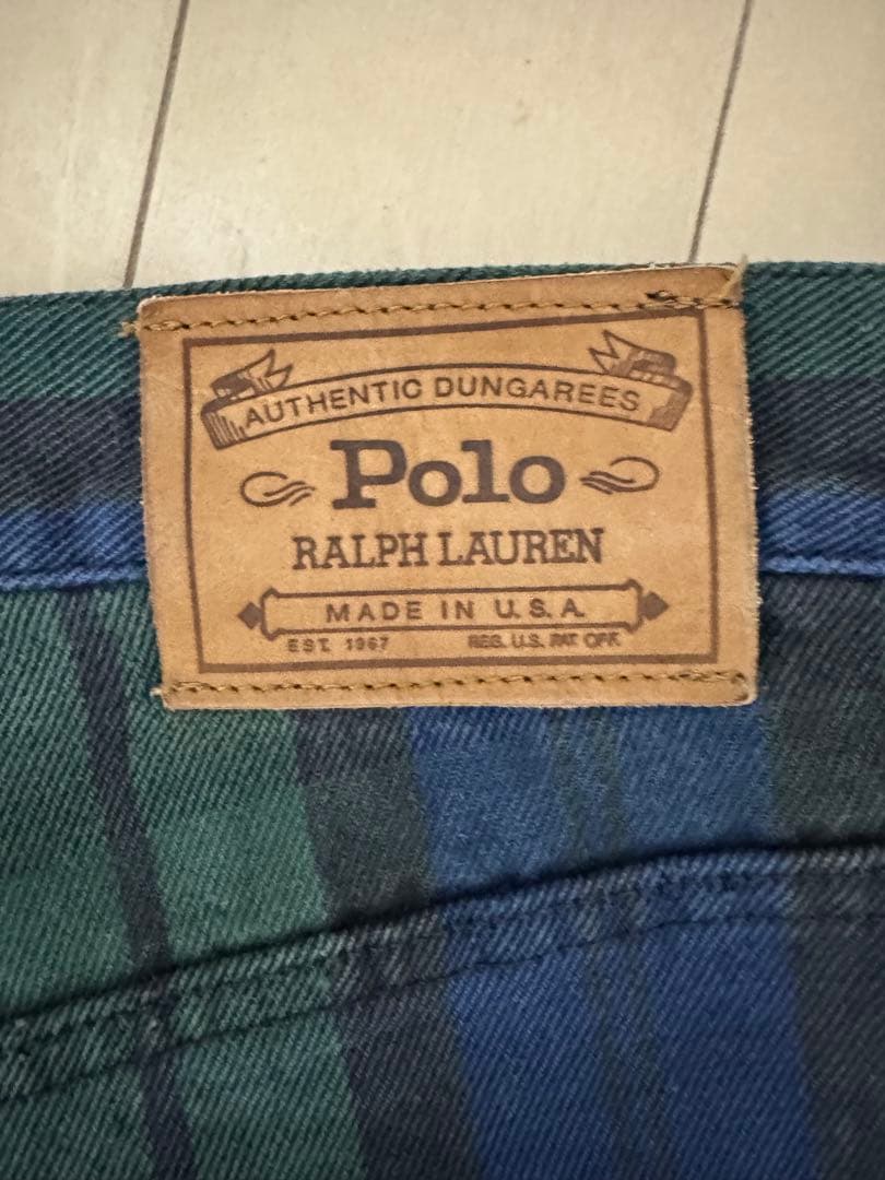 ポロラルフローレン　RALPH LAUREN 60s US製　チェックパンツ