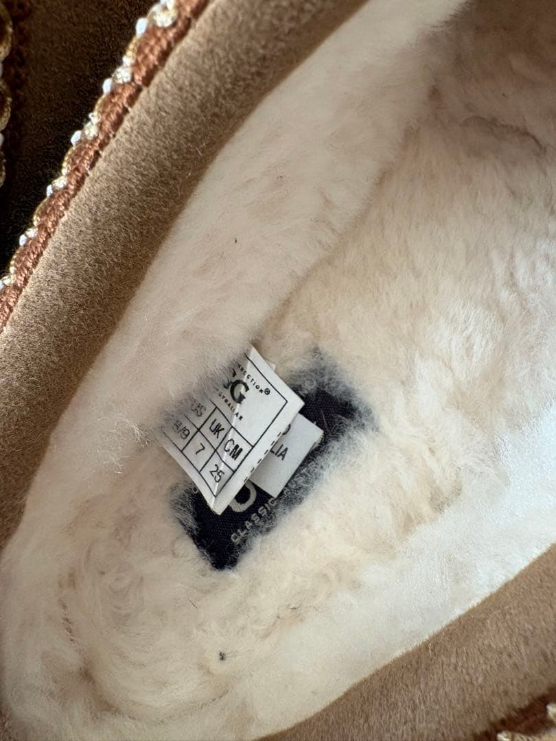 UGG スリッポンムートンブーツ ブラウン