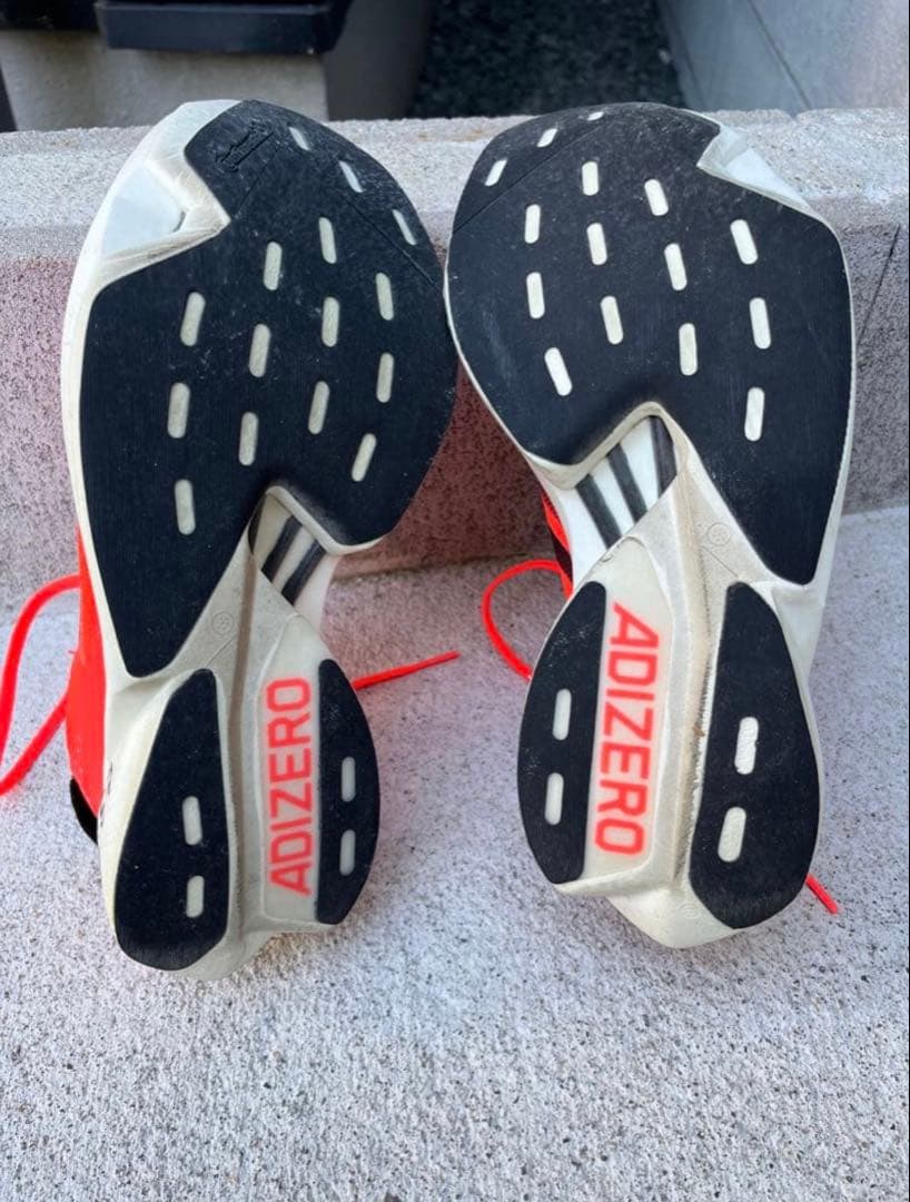 adidas ADIZERO ADIOS PRO 3 赤　オレンジ