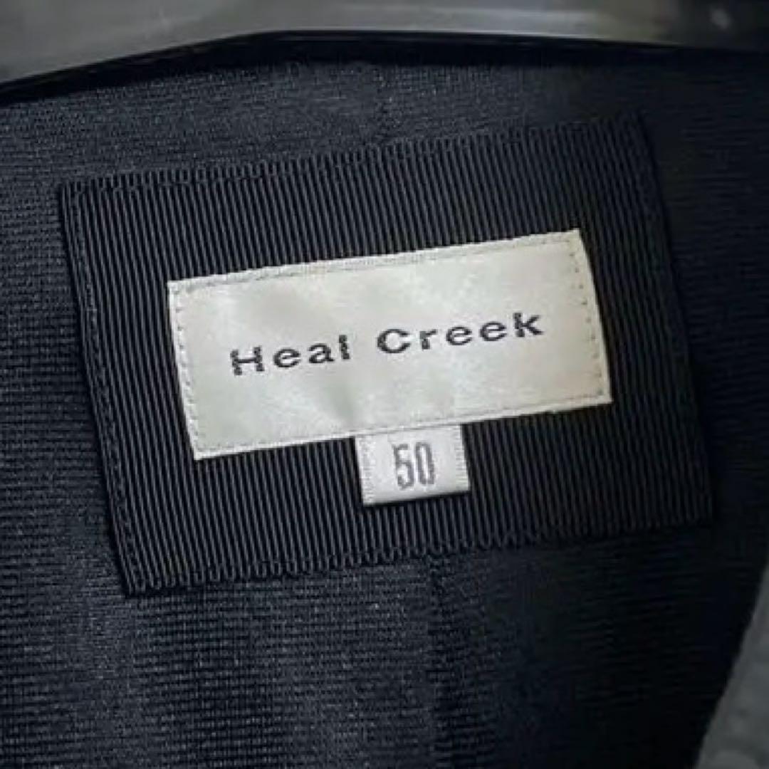 L 極美品　ヒールクリーク ゴルフダウンジャケット メンズ　ブラック　黒　中綿