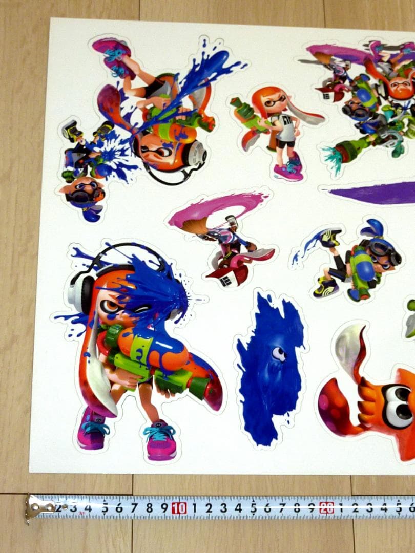 非売品 販促品★初代 スプラトゥーン キャラクターカットアウト POP