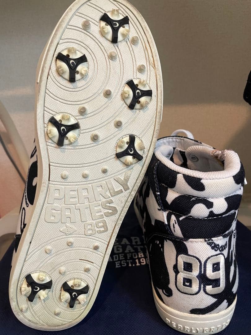 パーリーゲイツ ハイカットスニーカー スヌーピー(25cm)