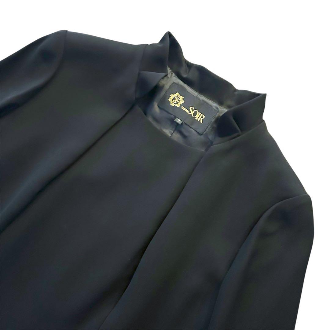 【新品タグ付】 東京ソワール ブラックフォーマル セットアップ ワンピース Ｓ