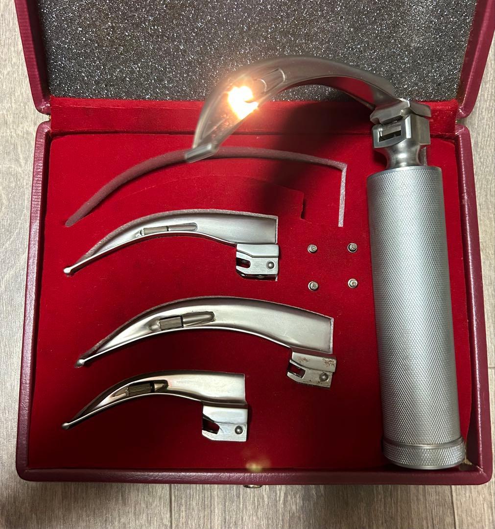 喉頭鏡セット　未使用品