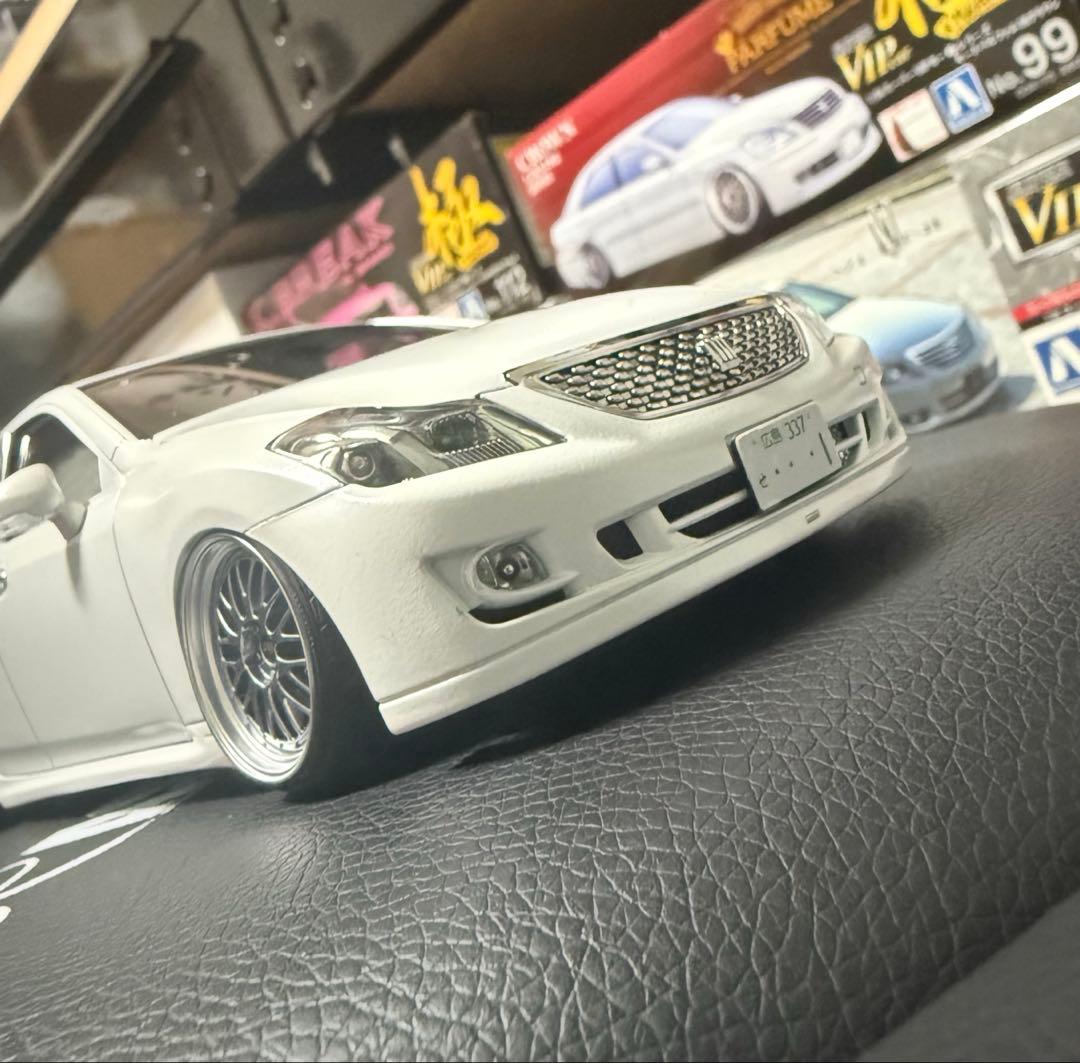 アオシマ GRS204クラウン アスリート エイムゲイン フルエアロ