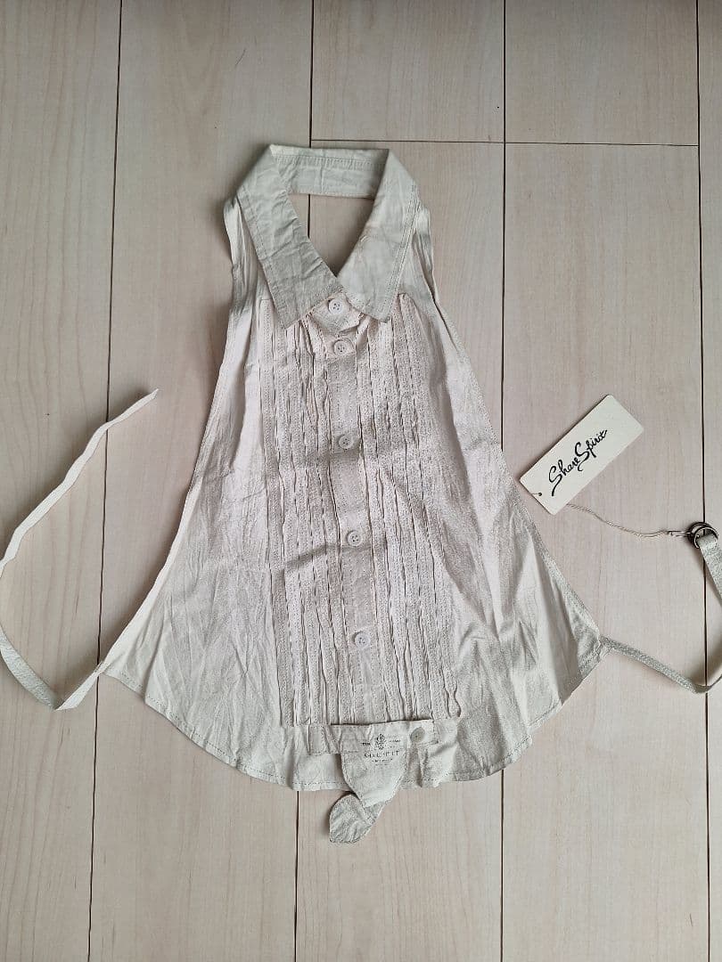 ドレスシャツ風　Leatherベスト　SHARE SPIRIT