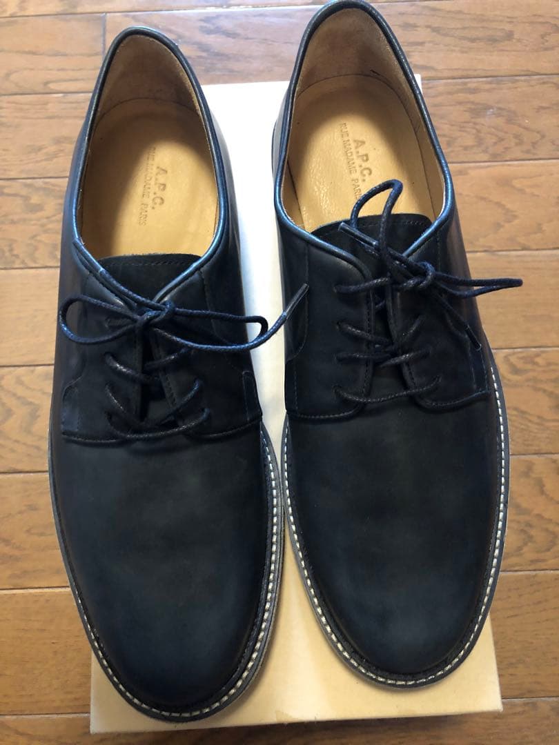 未使用美品　A.P.C. ダービープレーンシューズ　革靴 サイズ41
