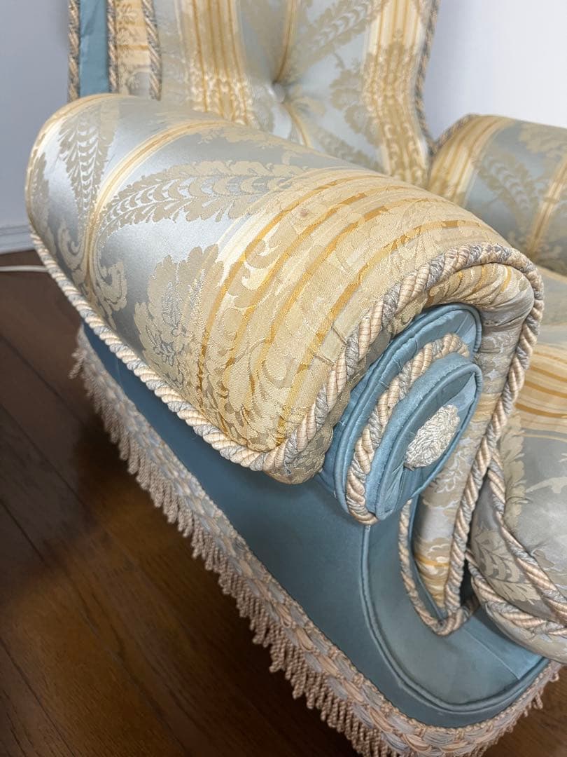 maron❣️ロココ調家具 2Pエレガント 右 1人掛ソファー アームチェア