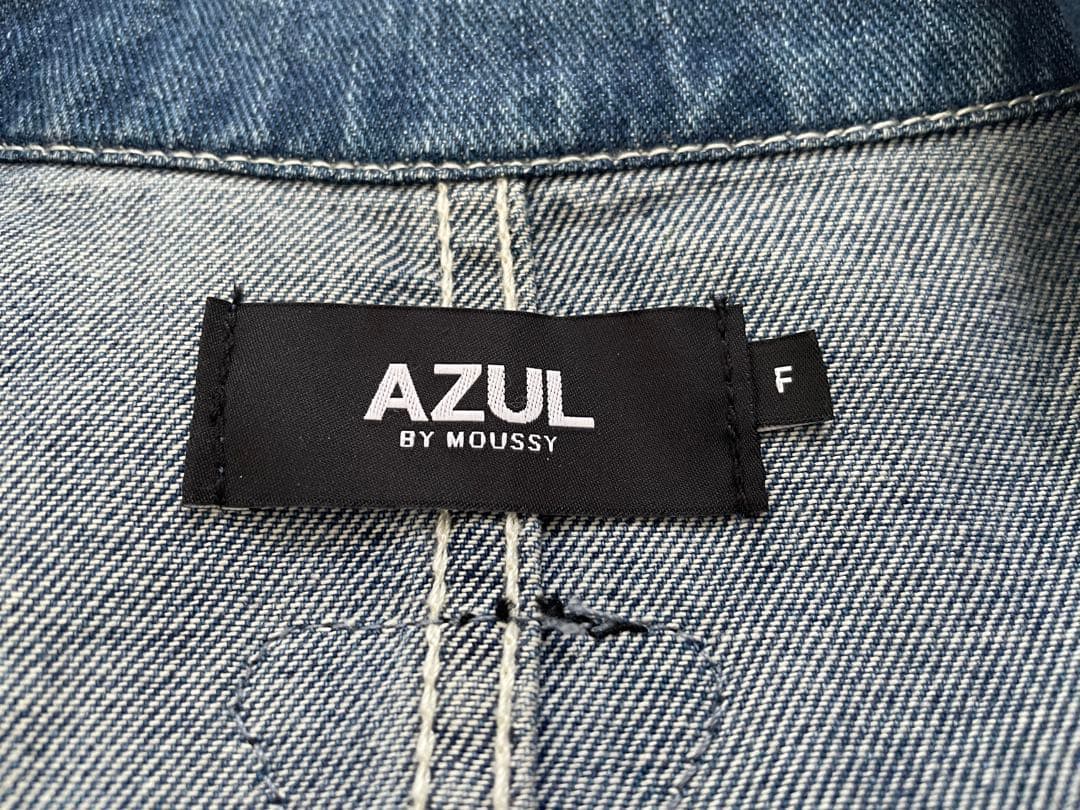 ⭐︎美品⭐︎AZUL by MOUSSY デニムオーバーオール ツナギ　フリーサイズ