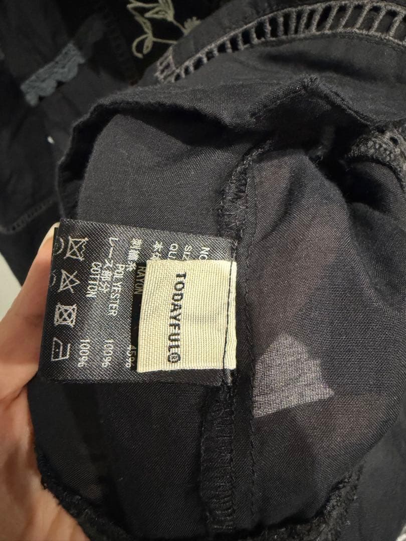 トップス todayful Embroidery Patchwork Shirts