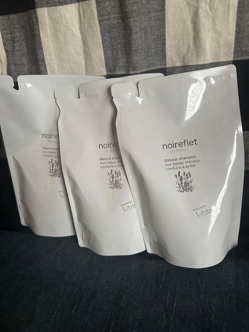ノ・アルフレnoirefletナチュラルシャンプー詰め替え用290m×3パック