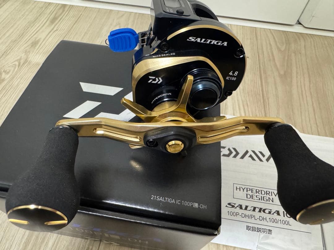 ダイワ 21 SALTIGA IC 100P-DH ベイトリール