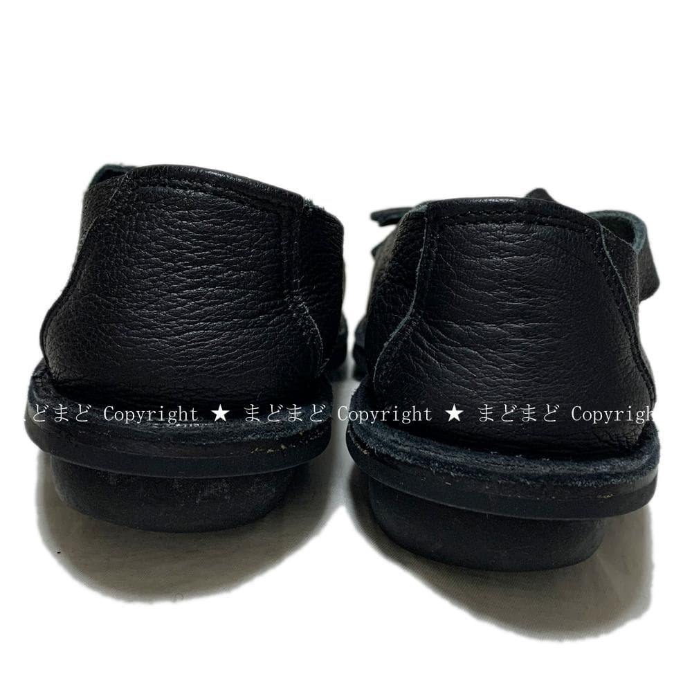 トリッペン Tornado レザー リボン レースアップ シューズ 36 黒