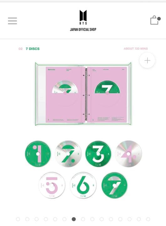 BTS Memories メモリーズ2020 DVD FC購入抜き無し日本語字幕