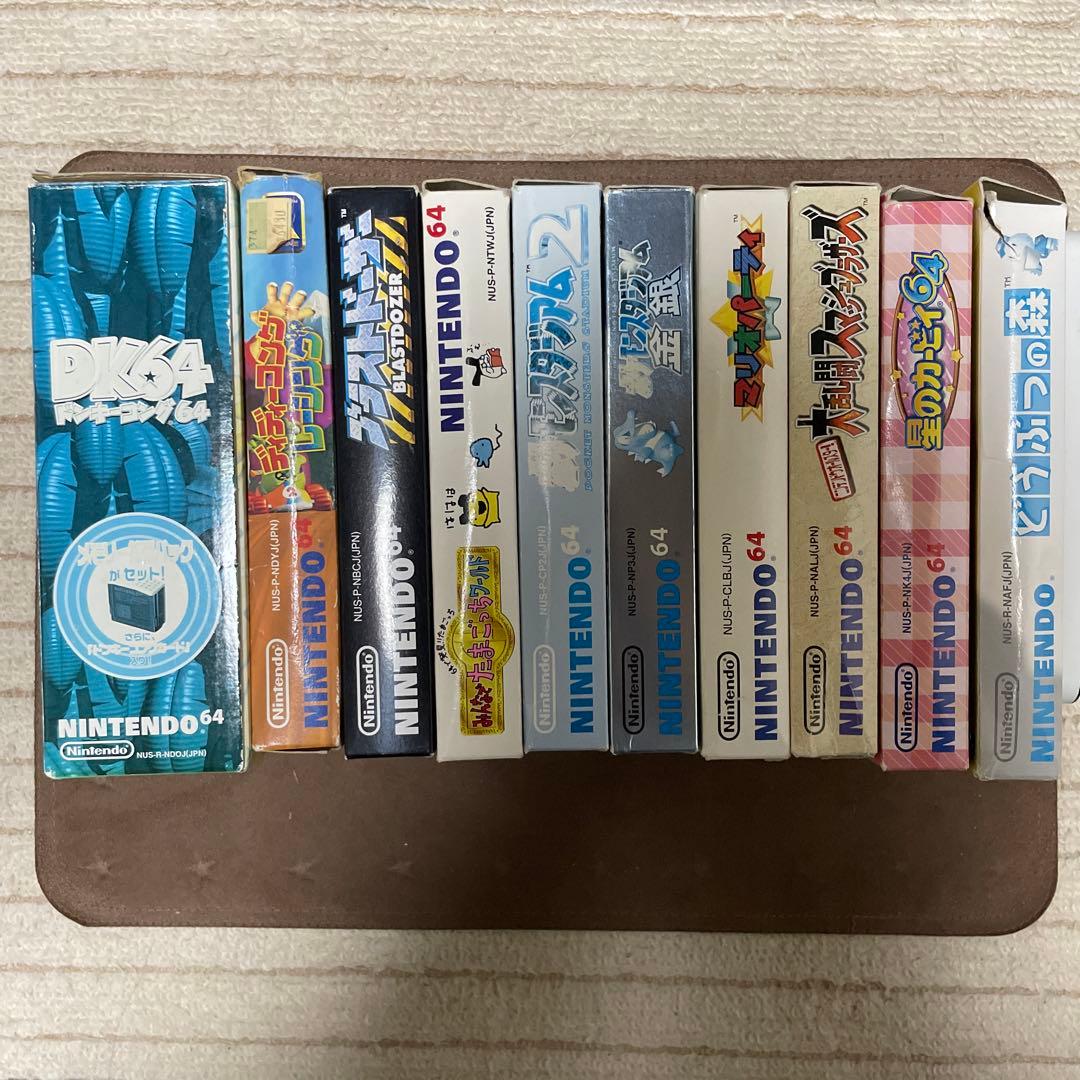 N64 ニンテンドー64 箱説付きソフト 10本まとめ売り