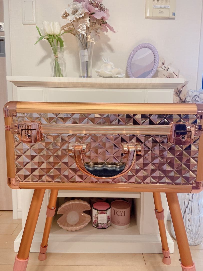 Francfranc ドレッサー ヴァリーズ ハリウッドボックス L コッパー