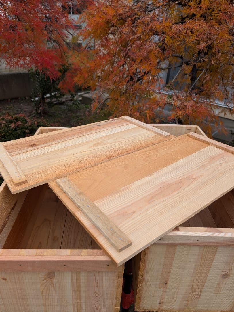 激安　りんご箱　フタ付2個　新品未使用　人気商品