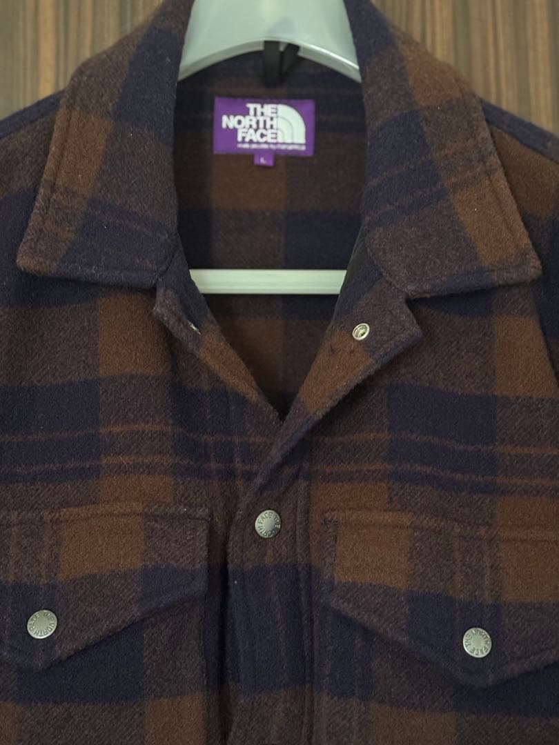 ノースフェイス パープルレーベル ウールフィールドCPO ジャケット ブラウン