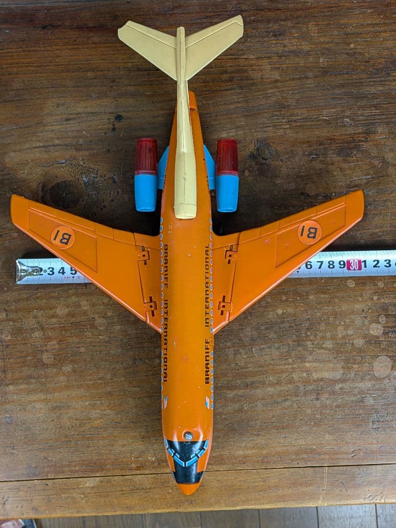 超レア★ブラニフ 航空★古いブリキ＆プラ製／フリクション★日本製★used