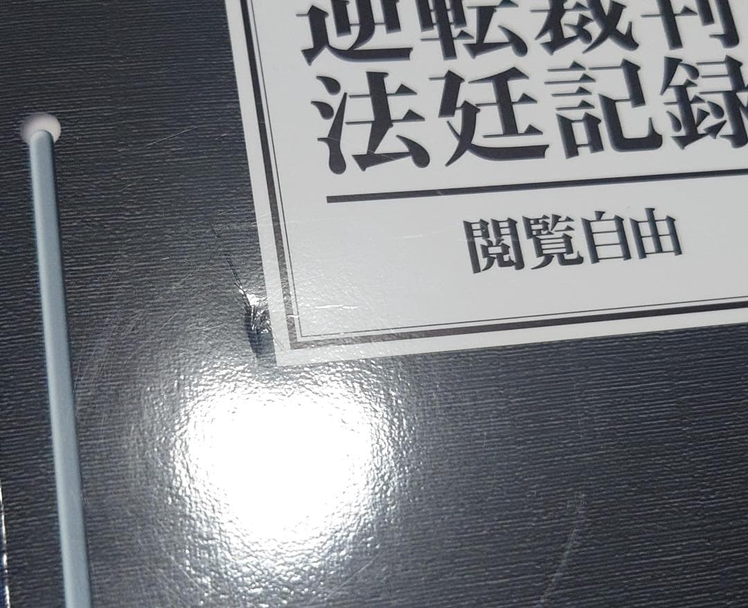 【店頭販促品】逆転裁判　逆転裁判法廷記録（予告編）