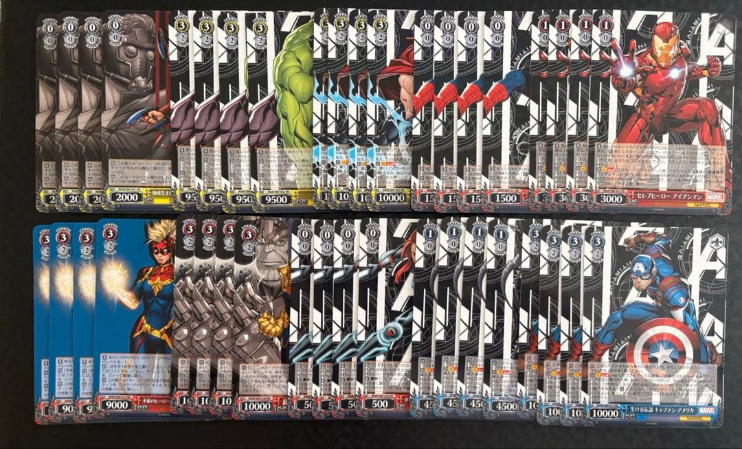 ヴァイスシュバルツ　marvel 4コン