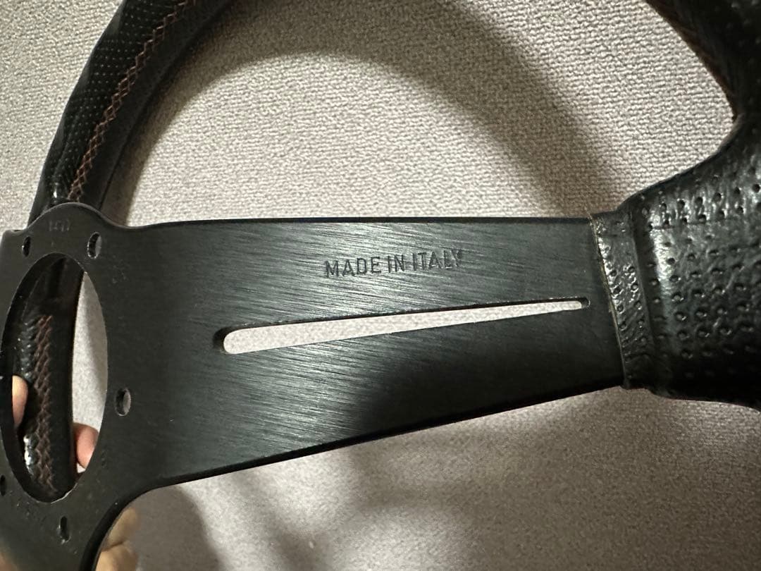 Nardi Rally Deepステアリング 350mm ブラック