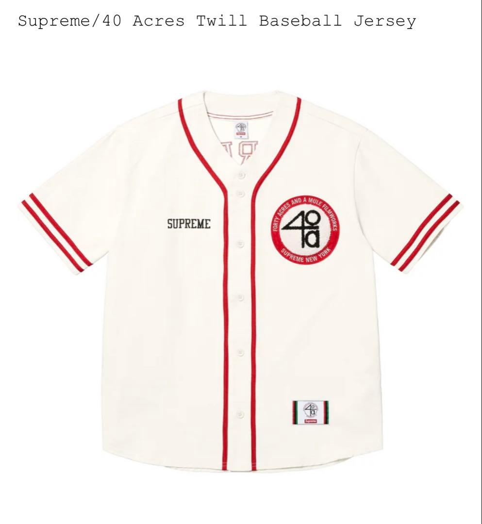 げ*ぢ様 Supreme 40 Acres Twill Baseball Jer