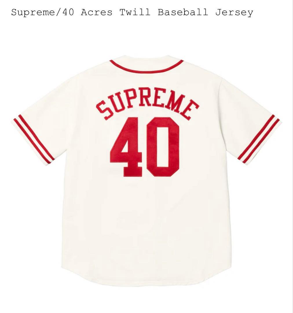 げ*ぢ様 Supreme 40 Acres Twill Baseball Jer