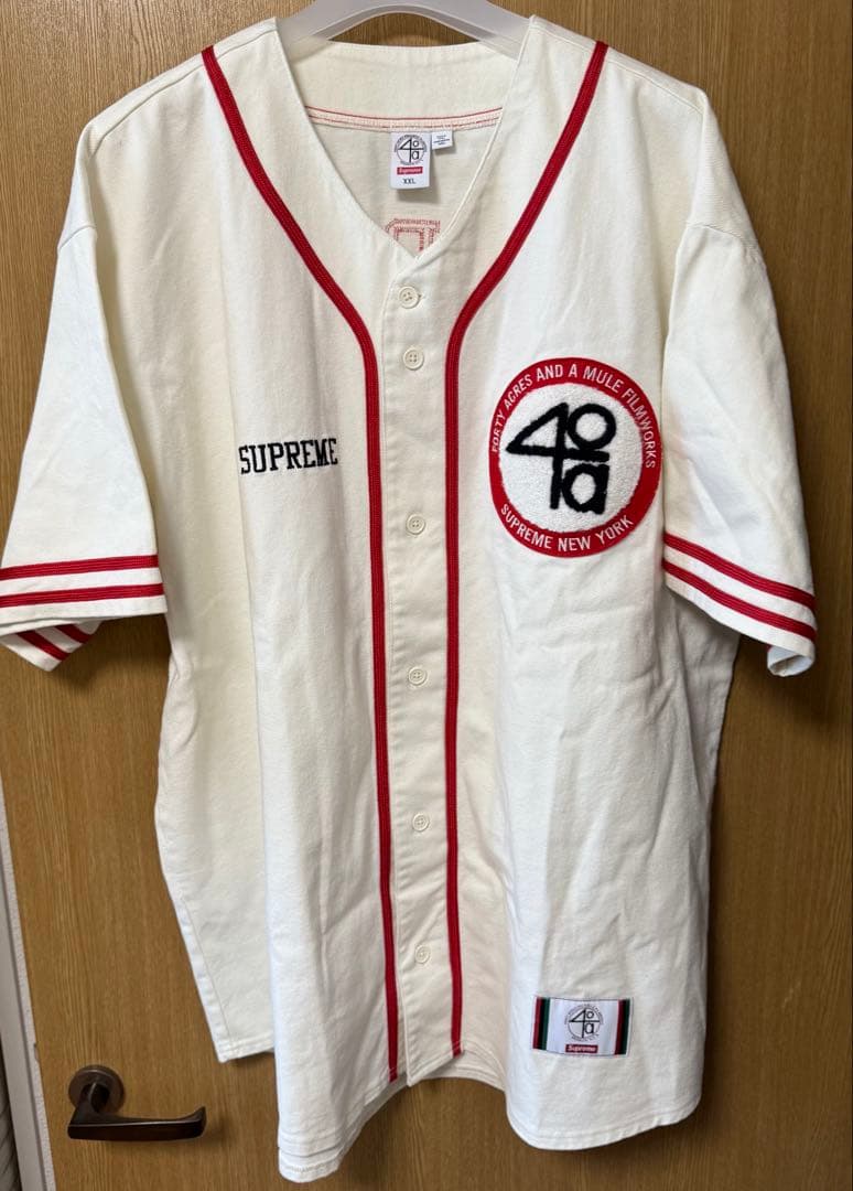 げ*ぢ様 Supreme 40 Acres Twill Baseball Jer