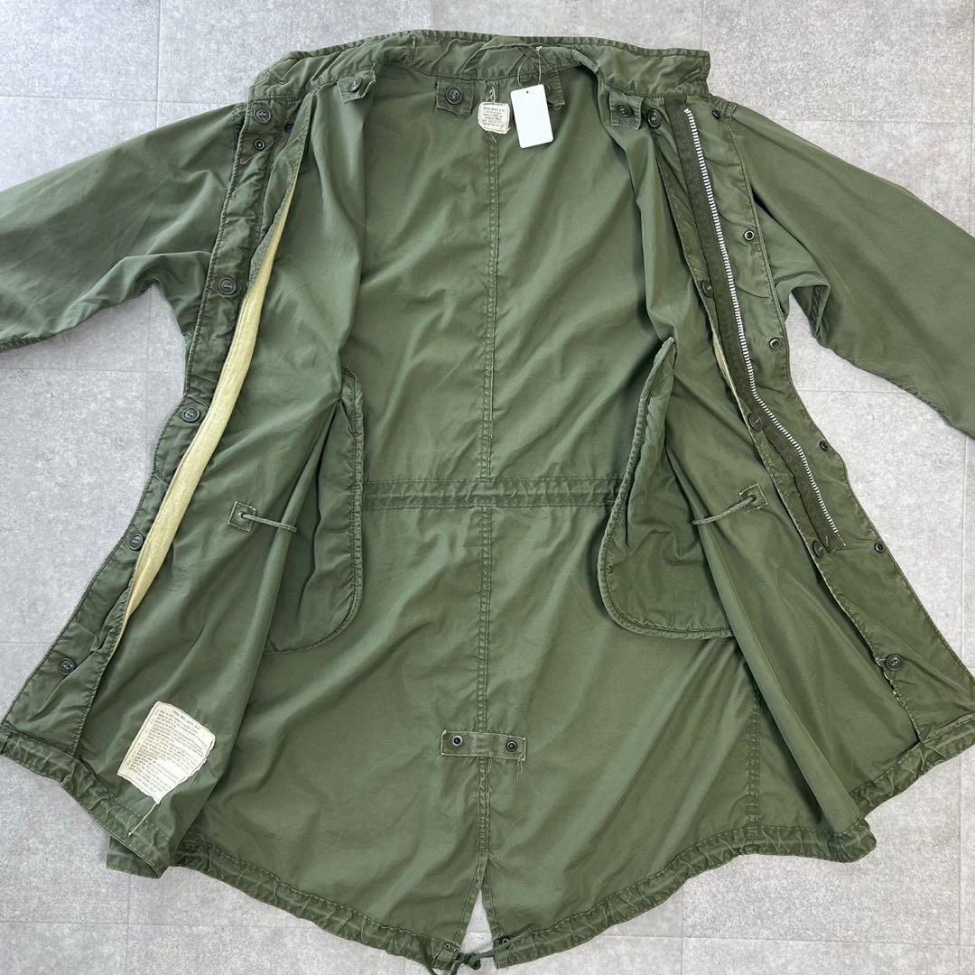 68年　アメリカ軍　M65 フィッシュテール　パーカ　初期　アルミジップ　訳あり