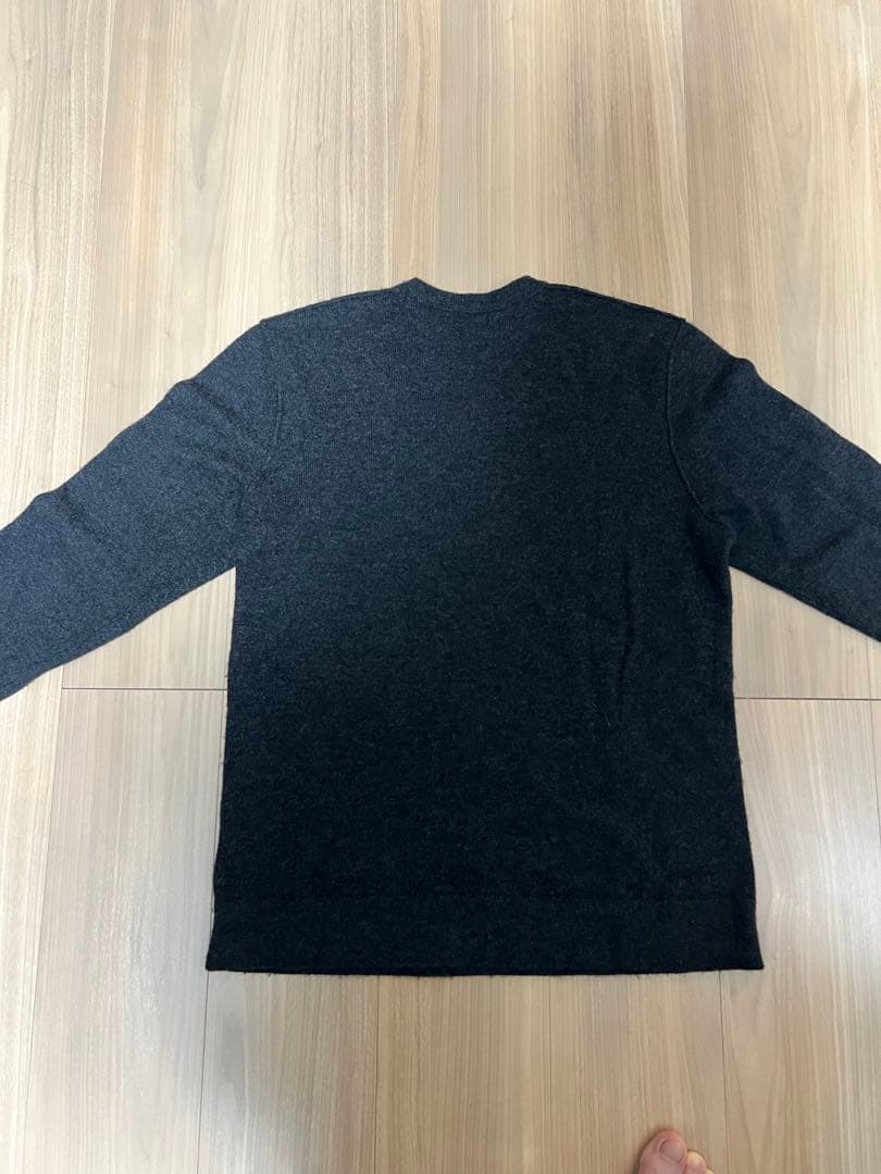 ジェームスパース　カシミヤニット　チャコール