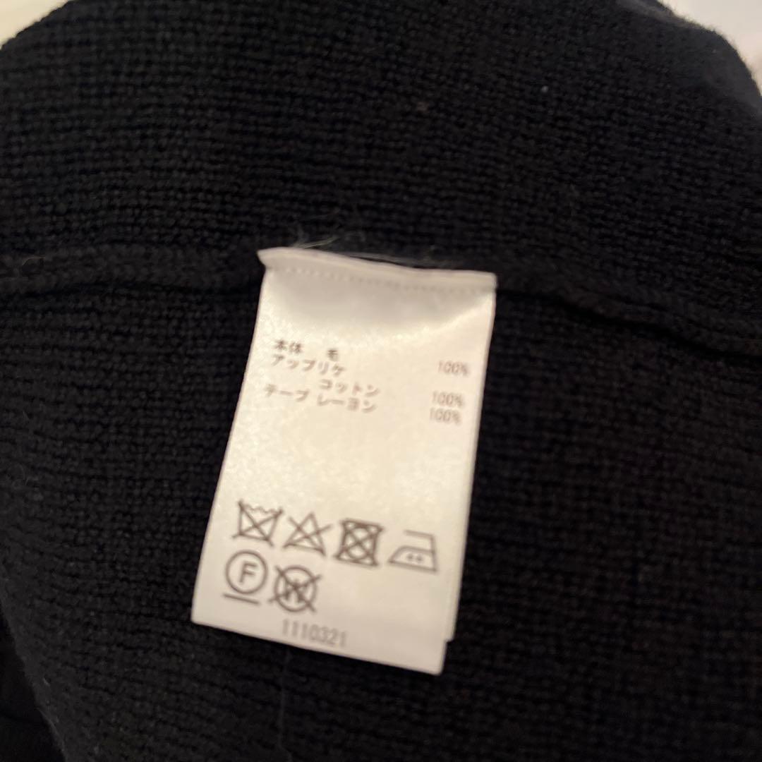 a I ice O I i v i a ブラックハートカーディガン　高級　美品