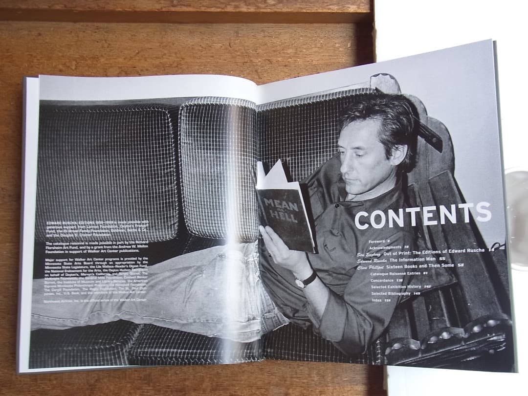 Edward Ruscha エドワード・ルシェ／カタログレゾネ 函付き２冊組