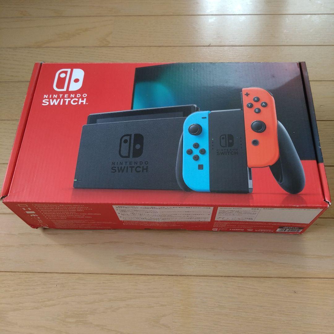 【難あり】箱付きNintendo Switch ネオンブルー/ネオンレッド 本体
