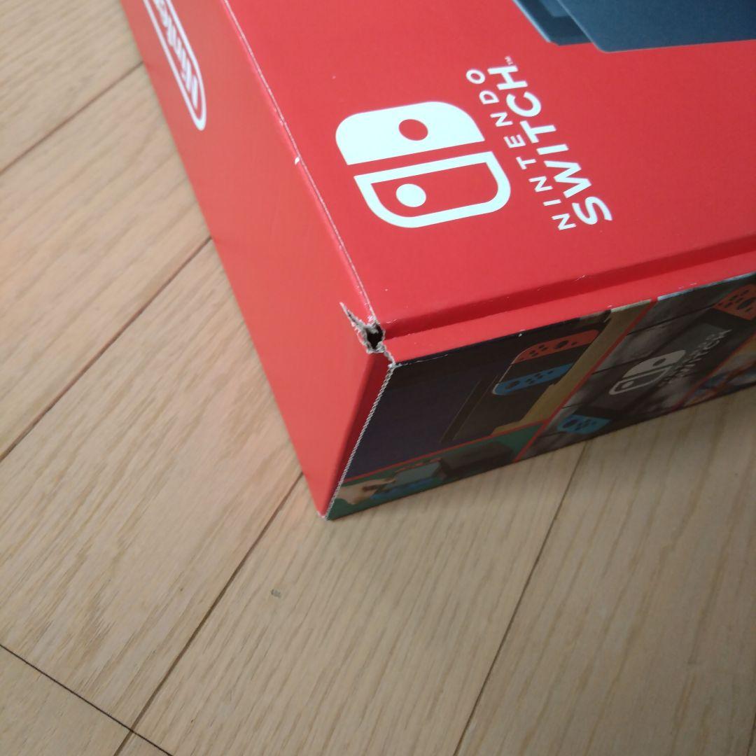【難あり】箱付きNintendo Switch ネオンブルー/ネオンレッド 本体