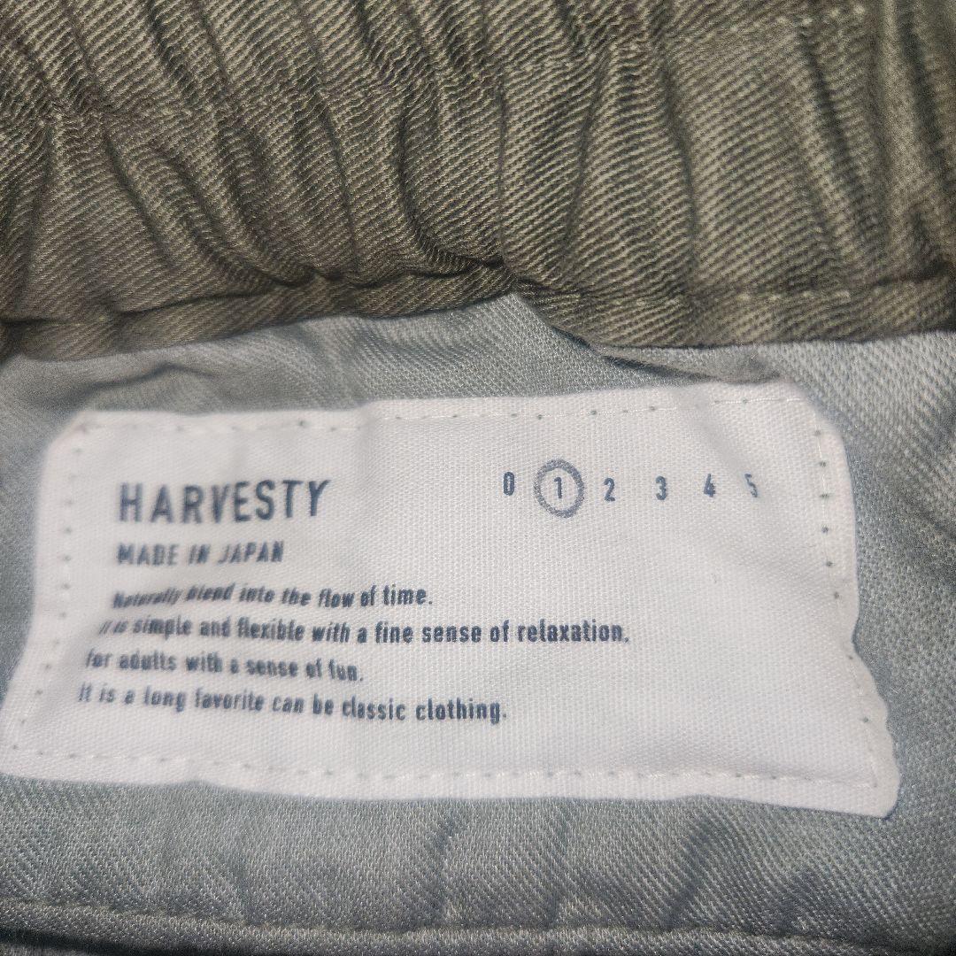 HARVESTY ハーベスティ　サーカスパンツ　ミリタリーグリーン　サイズ1