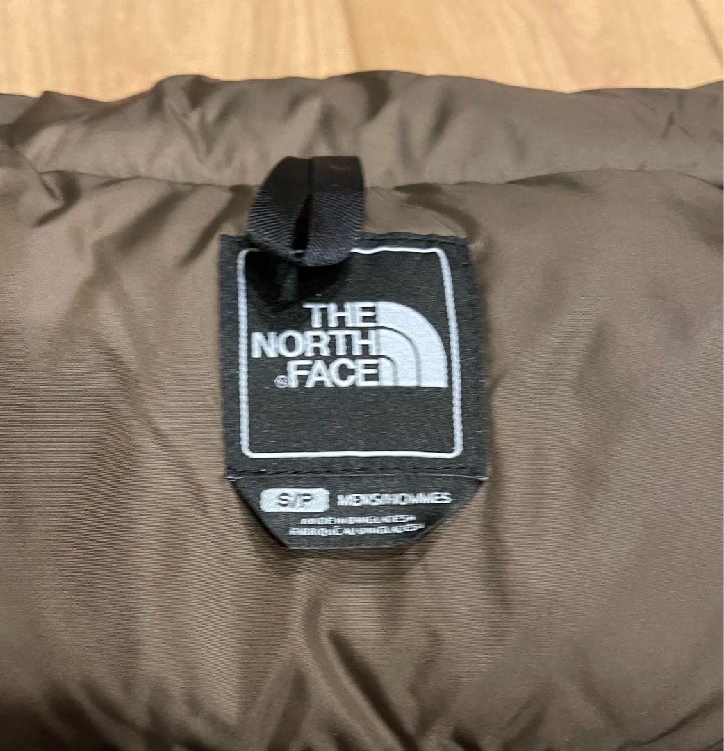 ノースフェイス　ダウンベスト　ヌプシ　センターロゴ