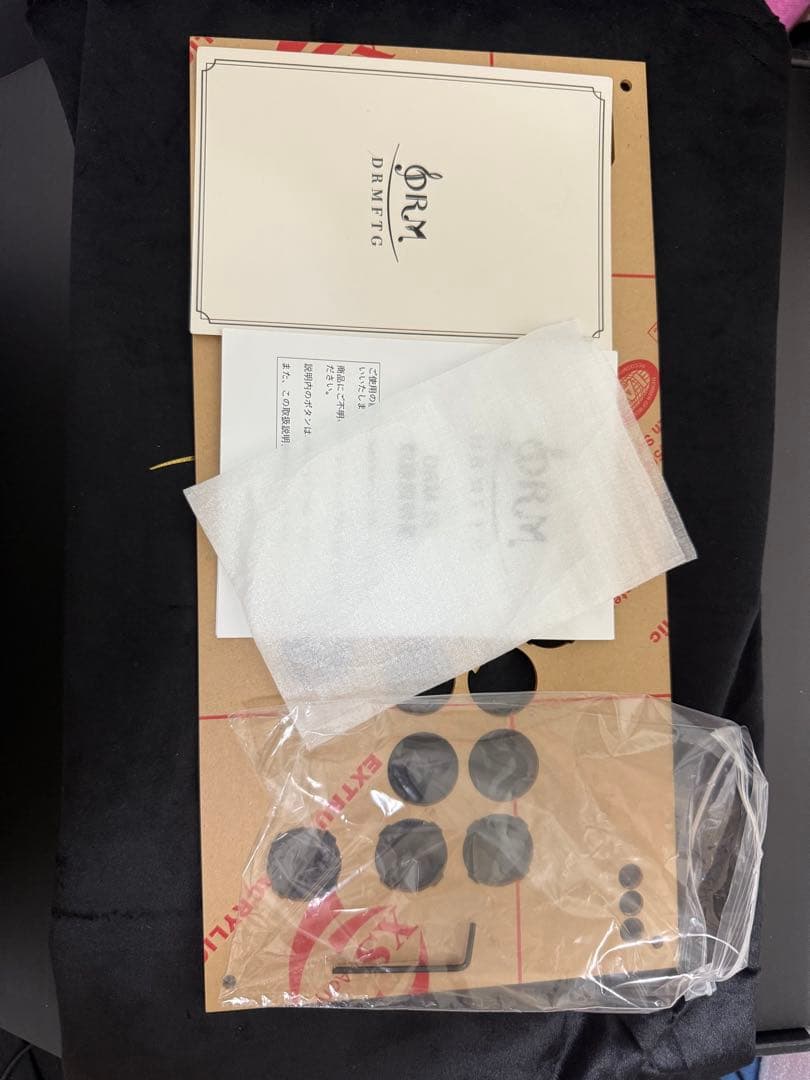 DRMFTG JS アーケードコントローラー　天板クリアパネル付き