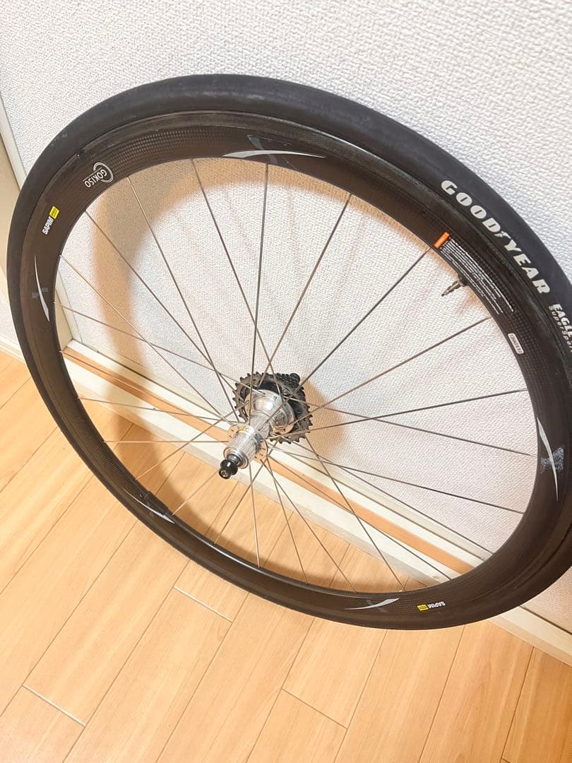 手組みカーボンホイール GOKISO SAPIM White industrys