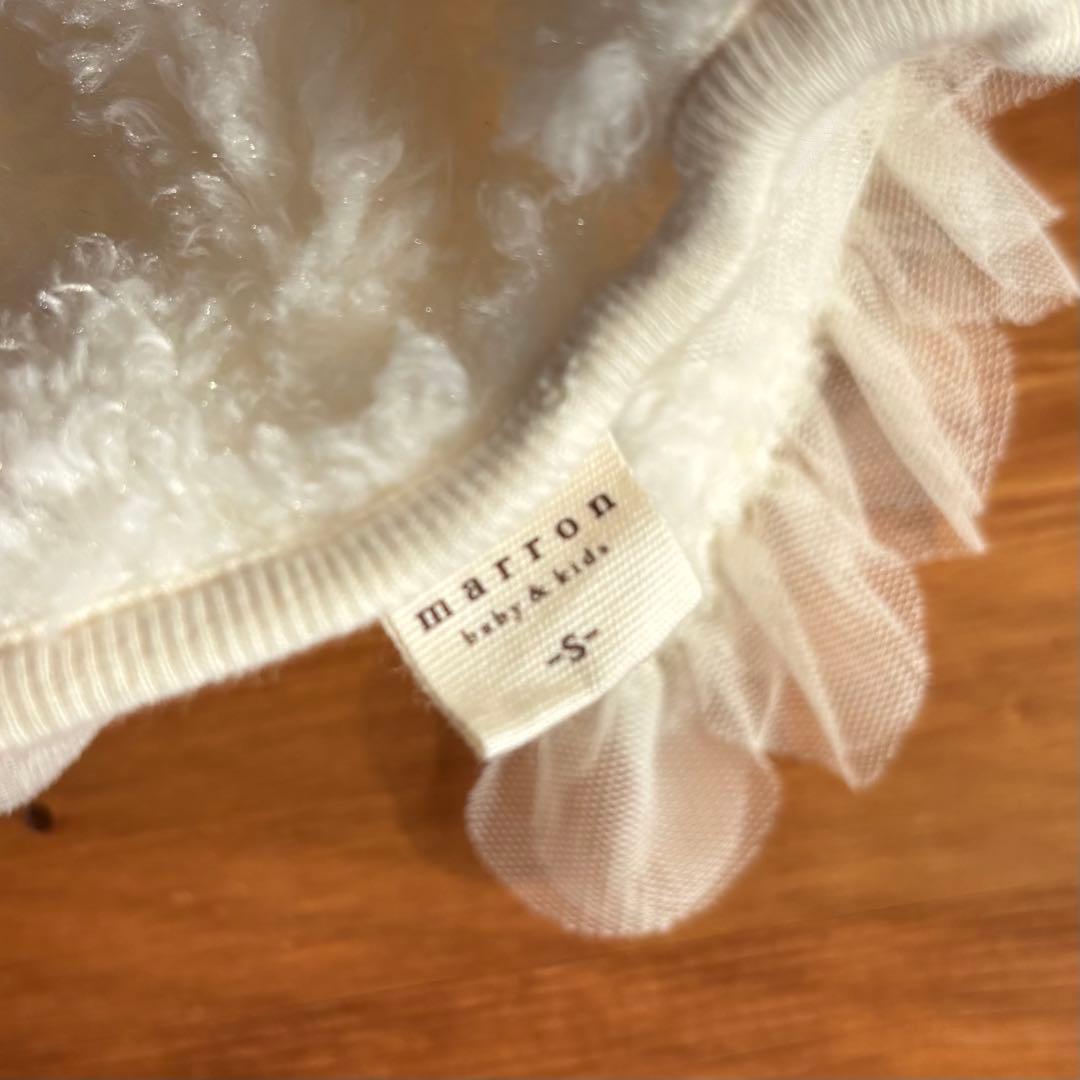 marron ロンパース ボンネット