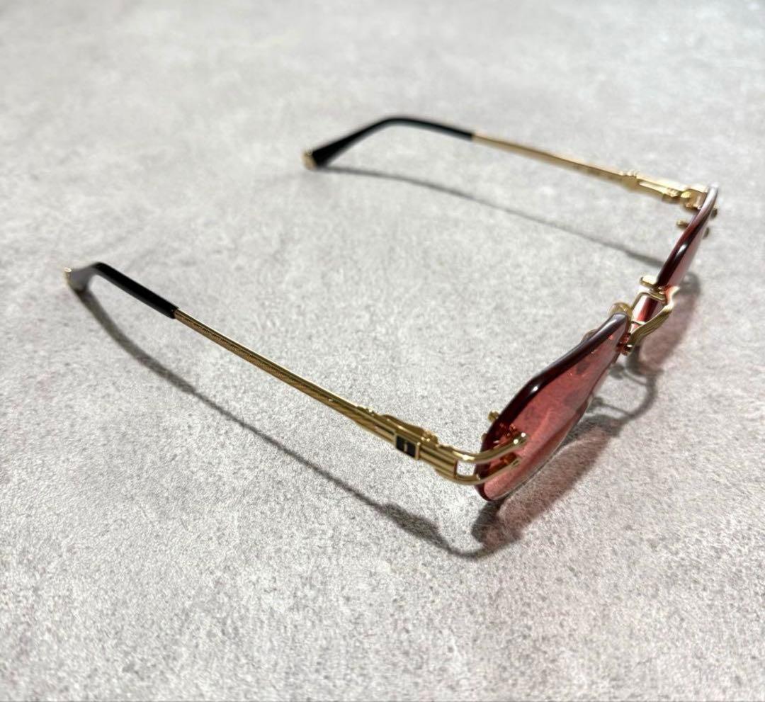 1*1様 James oro RED TINT OPUS リムレスサングラス