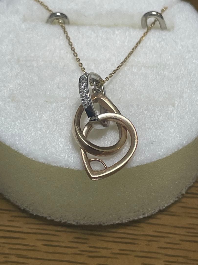 4℃ RUGIADA3連ネックレス 10K