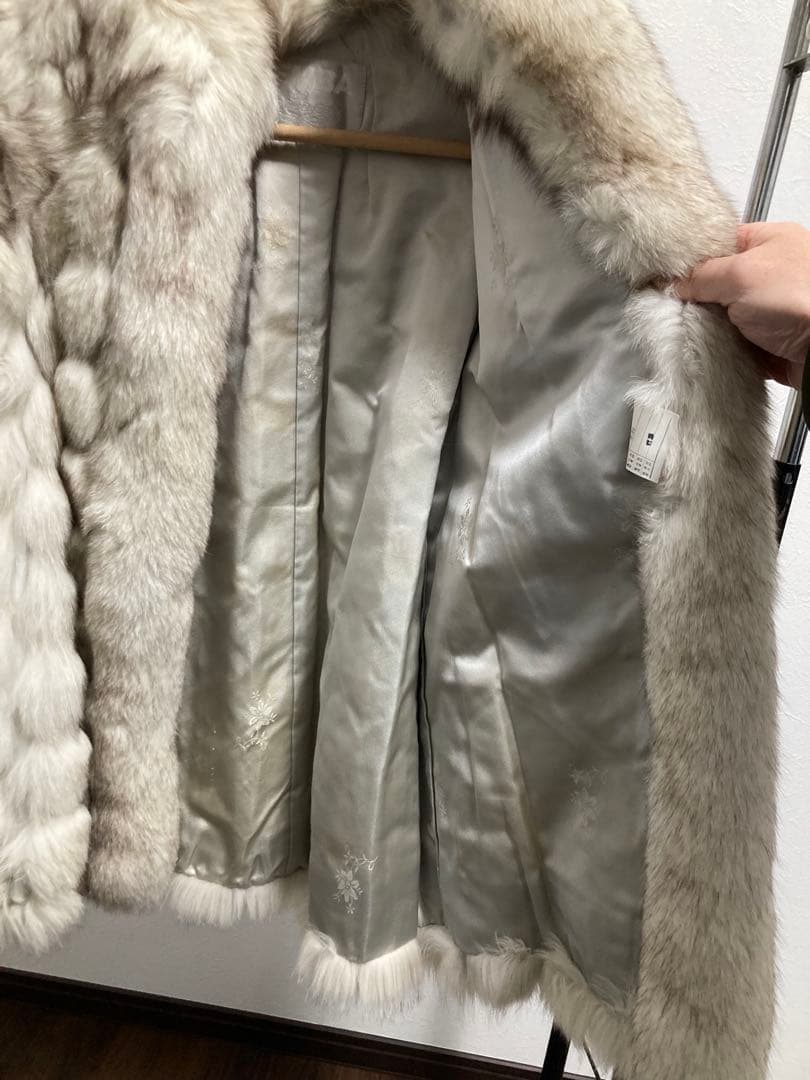 ファーコート 毛皮 EMBA エンバ FOX 産地 ノルウェー 日本製 11号