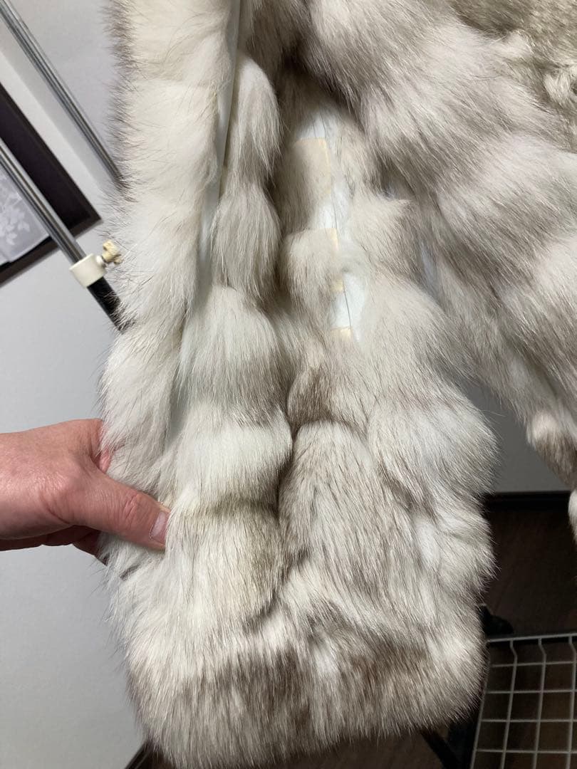 ファーコート 毛皮 EMBA エンバ FOX 産地 ノルウェー 日本製 11号