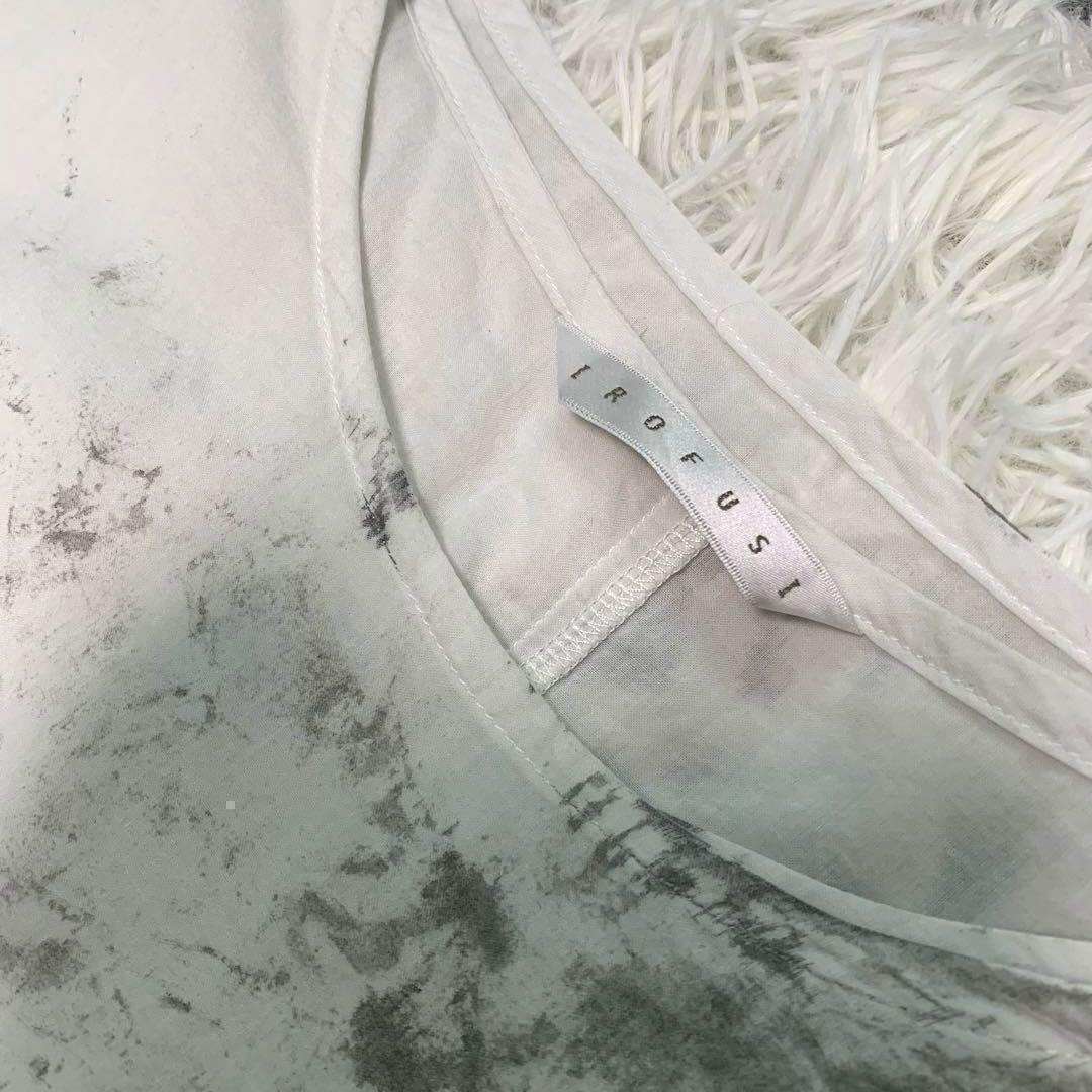 専用♡希少/美品◆IROFUSI イロフシ 遊墨 墨染め 変形ワンピース 一点物