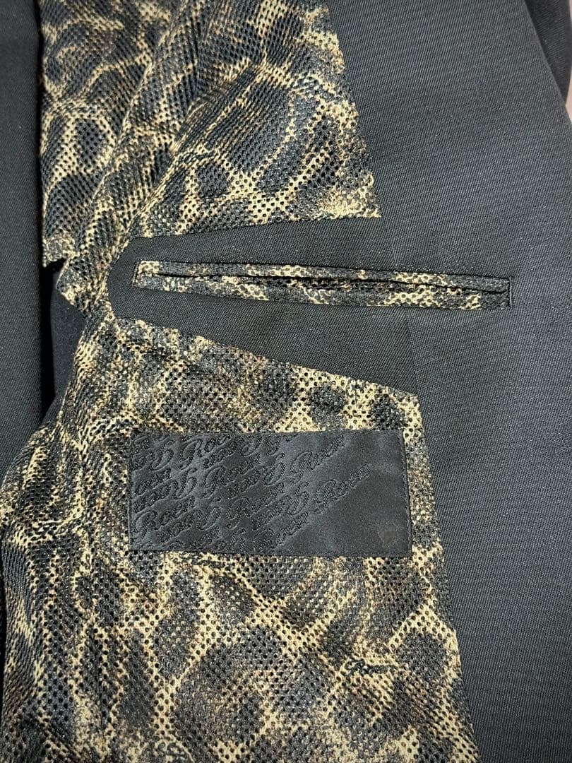 Roen ロエン ラメ スワロスキー スカル ジャケット ブラック サイズ48